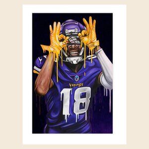Justin Jefferson Posters Football Poster Bedroom Decor_170